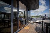 Terrace on the houseboat