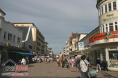 De winkelstraat van Westerland