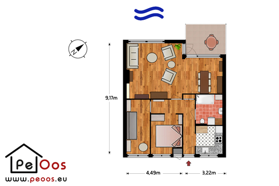 Plattegrond Chillout