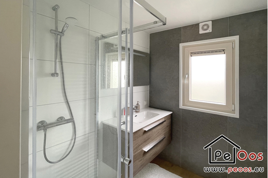 Bathroom with shower and toilet