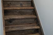 robust wooden staircase