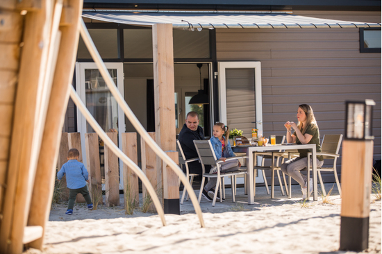 Aan het strand